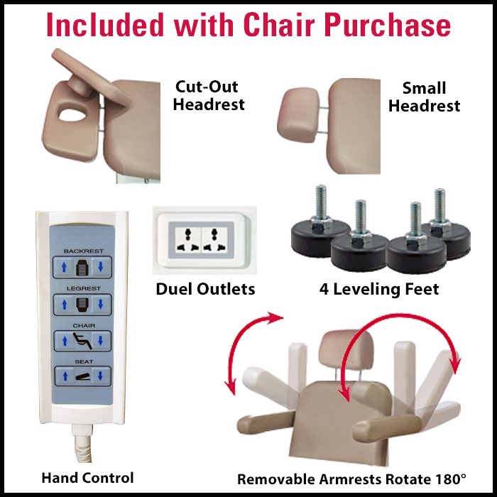 16 Series Aesthetic Procedure Chair. Gio Pelle Skincare